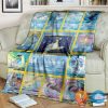 Pokemon Lapras Cards Blanket
