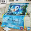 Pokemon Piplup Diamond And Pearl Promos Blanket
