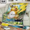 Pokemon Raichu Gx Shining Legends Soft Blanket