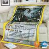 Pokemon Rayquaza Gold Star Holo Blanket