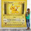 Pokemon Thicc Pikachu Blanket Quilt Rug Tumbler