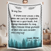 Soul Mail From Mom To My Son Blanket