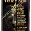 The Lion To My Son In Your Heart With Love And Kisses Blanket