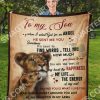 The Lion To My Son You Are The Best Of My Heart Blanket