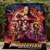 The Murderverse Avengers Who Will Laugh And What Will Be Left Of Them Horror Characters Quilt Blanket