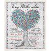 Tree Of Love To Mother In Law Thanks For Bringing My Husband Love Daughter In Law Blanket