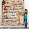 Tree Sweet Letter To My Daughter Im So Proud Of You Blanket