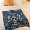 Welcome To Our Home Roll For Initiative Fleece Blanket