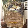 Wolf To My Husband Once Upon A Time God Blessed The Broken Road Blanket
