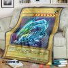 Yu Gi Oh Blue Eyes White Dragon 1St Edition Soft Blanket 2
