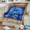Yu Gi Oh Blue Eyes White Dragon Card Blanket