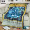 Yu Gi Oh Blue Eyes White Dragon Soft Blanket