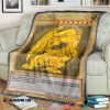 Yu Gi Oh Golden Blue Eyes White Dragon Card Soft Blanket 2