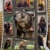 Huge Brown Bear Blanket