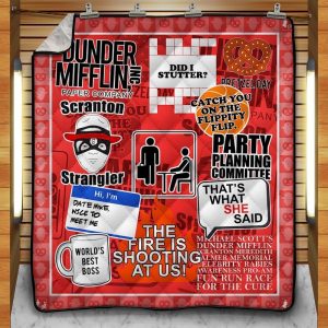 Dunder Mifflin Quotes Blanket