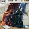Jon Snow And Mother Of Dragon Premium Blanket