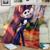Jack Skellington Autumn Premium Blanket