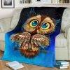Cute Owl Premium Blanket