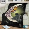 Mothra Love Godzilla Premium Blanket