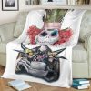 Jack Skellington Mad Hatter Premium Blanket