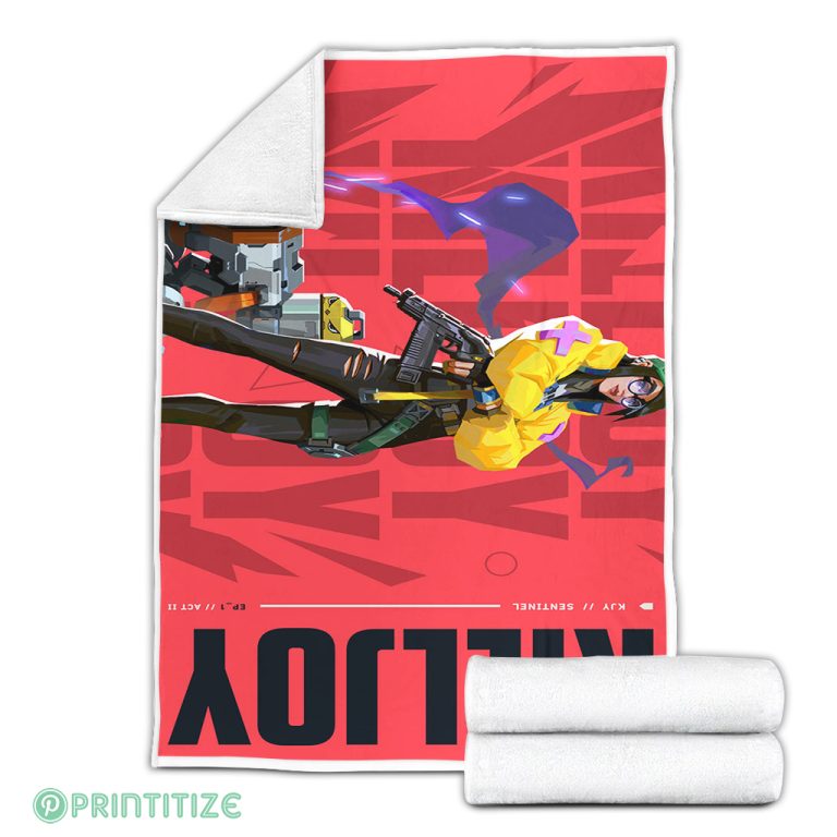 Killjoy Valorant Official Art Blanket Hot Sale 2024