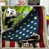 Huge Us Panda Blanket